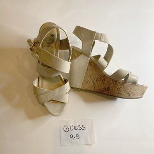 Guess platform Sandals, light tan size 9.5
